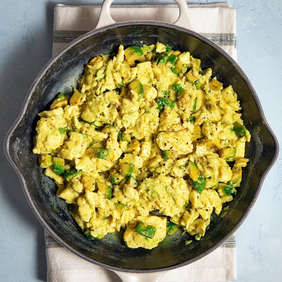 Huevos Salteados con Vegetales